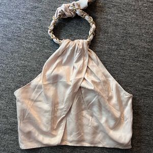 Never worn, Halter Crop Top